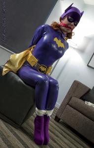 tiedinheels.com - Sarah Brooke as Batgirl...in..Bat-Trapped! HD-mp4 thumbnail