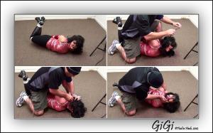 tiedinheels.com - GiGi gets Tied in Gloves and Boots! Part-1 thumbnail